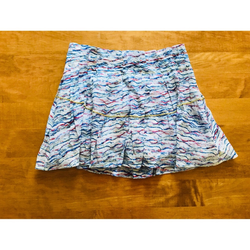 Patterned Free People Mini Skirt Size Small